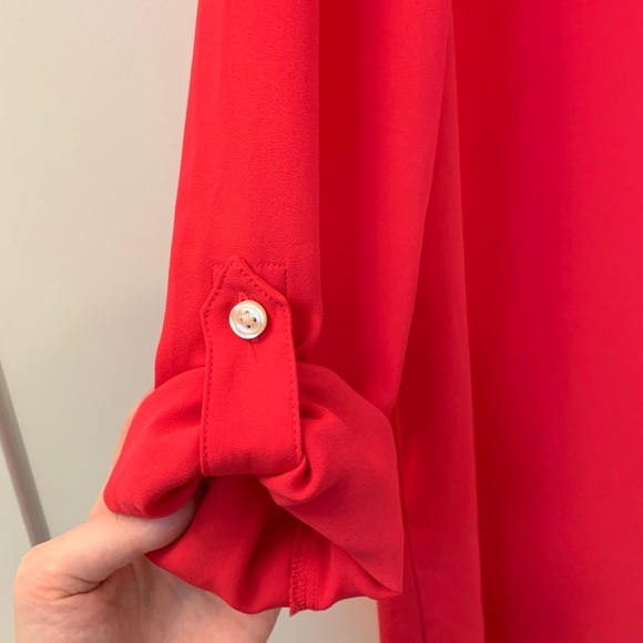 LOFT Fuchsia Blouse - Picture 3 of 5